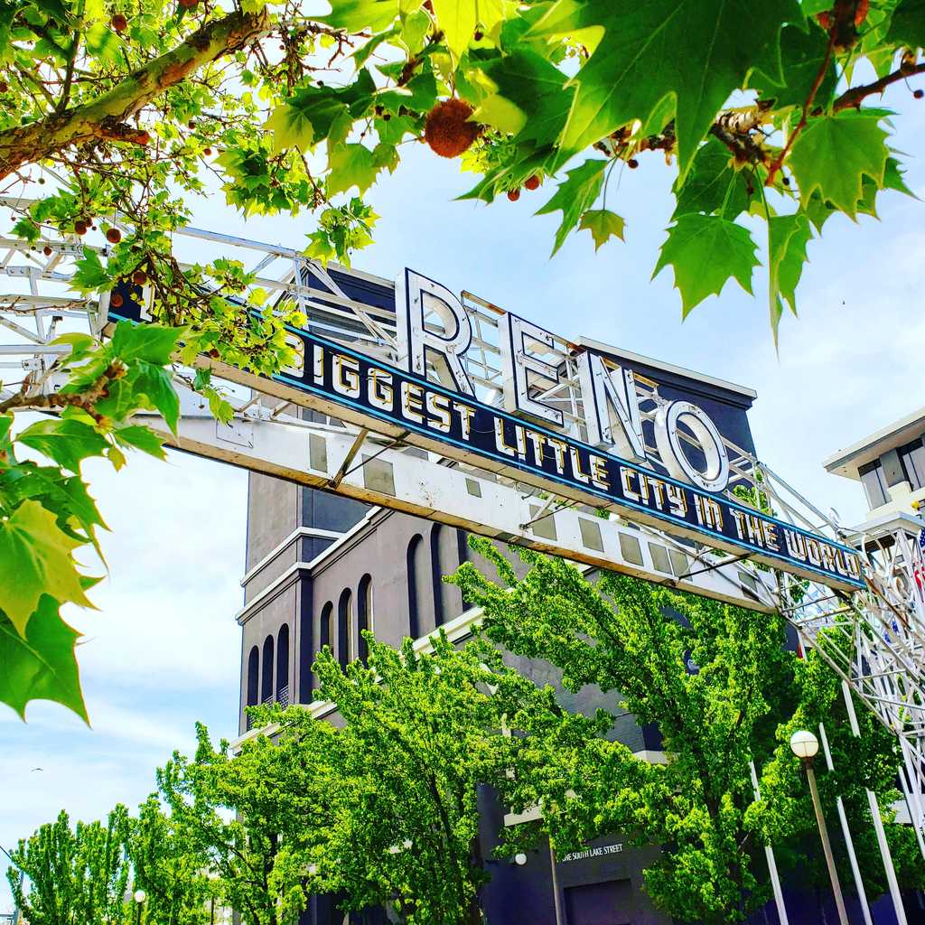 Reno Biggest Little City sign