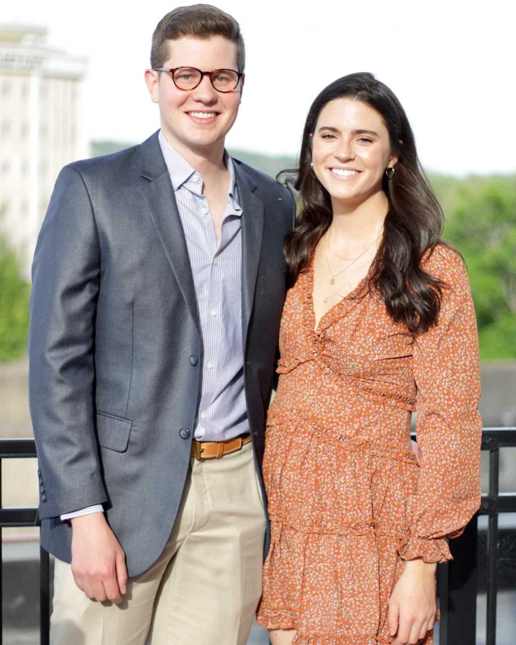 The late Konner Robison with his wife, Claire